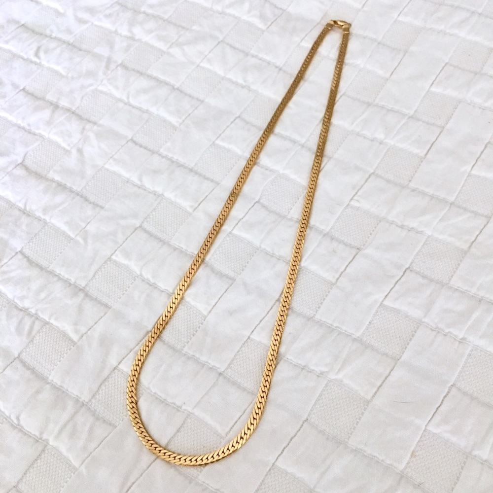 Missoma ‘Camail’ Gold Snake Herringbone Necklace - Picture 5 of 7